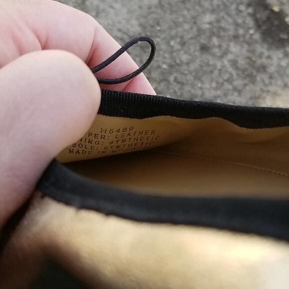 J Crew Evie Metallic Gold Ballerina Flats - Picture 9 of 11